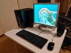 Complete Desktop Set met Monitor, Toetsenbord en Muis, Gebruikt, Packard Bell, 8 GB, HDD