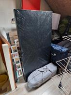 Zgan mango visgraat salontafel. Zwart, Huis en Inrichting, Tafels | Salontafels, Ophalen, 100 tot 150 cm, 50 tot 100 cm, Zo goed als nieuw