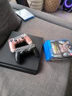 PlayStation 4 met 2 controllers + 5 spellen | Nieuwstaat, Spelcomputers en Games, Spelcomputers | Sony PlayStation 4, Ophalen of Verzenden