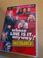 seizoen 1 who's line is it anyway dvd uncensored drew carey, Alle leeftijden, Ophalen of Verzenden, Zo goed als nieuw