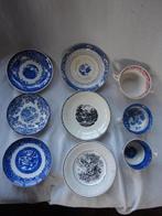 Antieke kop en schotels, verschillende merken, Gebruikt, Keramiek, Ophalen of Verzenden, Overige stijlen