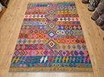 Handgeweven oosterse wollen kelim 252x176, Info@SlatsAntiek.nl, 150 tot 200 cm, Vof Slats Antiek, Ophalen of Verzenden