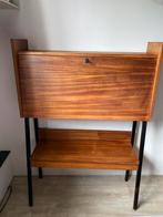 Vintage secretaire / bureau – Mid-century stijl – Teak hout, Huis en Inrichting, Kasten | Secretaires, Ophalen, Gebruikt