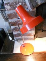 mooie oranje Vintage ArtDeco Bureaulamp tafellamp, Ophalen of Verzenden, Gebruikt, Metaal, Minder dan 50 cm
