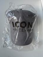 THE ICON AMSTERDAM CAP - DARK GREY - One Size, Kleding | Heren, Hoeden en Petten, Verzenden, Nieuw, One size fits all, Pet