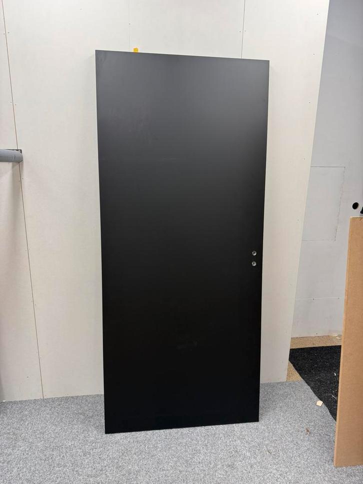 MP213 - Svedex zwart glad stompe binnendeur 211,5 x 93, Doe-het-zelf en Verbouw, Deuren en Horren, Zo goed als nieuw, Binnendeur
