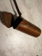 ANTIEKE OUDE KOPEREN GIET BEKER MET LANGE STANG MOOIE STAAT., Antiek en Kunst, Curiosa en Brocante, Ophalen of Verzenden