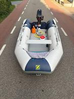 ZODIAC CADET 285 SOLID rubberboot + MERCURY 5PK bb-motor, Ophalen, Gebruikt, Zodiac, Hout