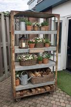 Verrijdbare stelling voor hout/houtopslag/tuindecoratie, Ophalen