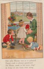 Getekend 1940 Pauli Ebner popjes jurk gescheurd?, Verzenden, 1940 tot 1960, Gelopen, Overige thema's