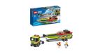 Set 60254 Lego City Raceboottransport, Ophalen of Verzenden, Zo goed als nieuw, Complete set, Lego