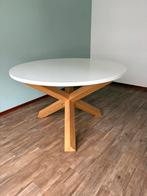 Ronde eettafel (diameter 120 cm), Huis en Inrichting, Tafels | Eettafels, Ophalen, Gebruikt, Rond, Vier personen