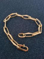 ZGAN! Zware bedelarmband 585 goud bracelet closed forever, Ophalen of Verzenden, Zo goed als nieuw, Goud, Goud