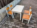 Tafel met 4 stoelen, Ophalen, Zo goed als nieuw, Stoel