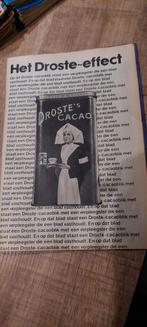 Oude Droste Cacao Reclame, Ophalen of Verzenden, Gebruikt, Reclamebord