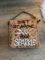 Ibiza style ophangbordje hout, Huis en Inrichting, Ophalen of Verzenden, Zo goed als nieuw