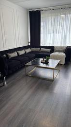 Hoekbank & Tafel - Stijlvolle Set!, Huis en Inrichting, Tafels | Salontafels, Ophalen, Zo goed als nieuw, 200 cm of meer, Metaal