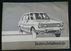 Instruktieboekje Simca 1100 - model 1967 t/m 1981 - IGST, Ophalen of Verzenden
