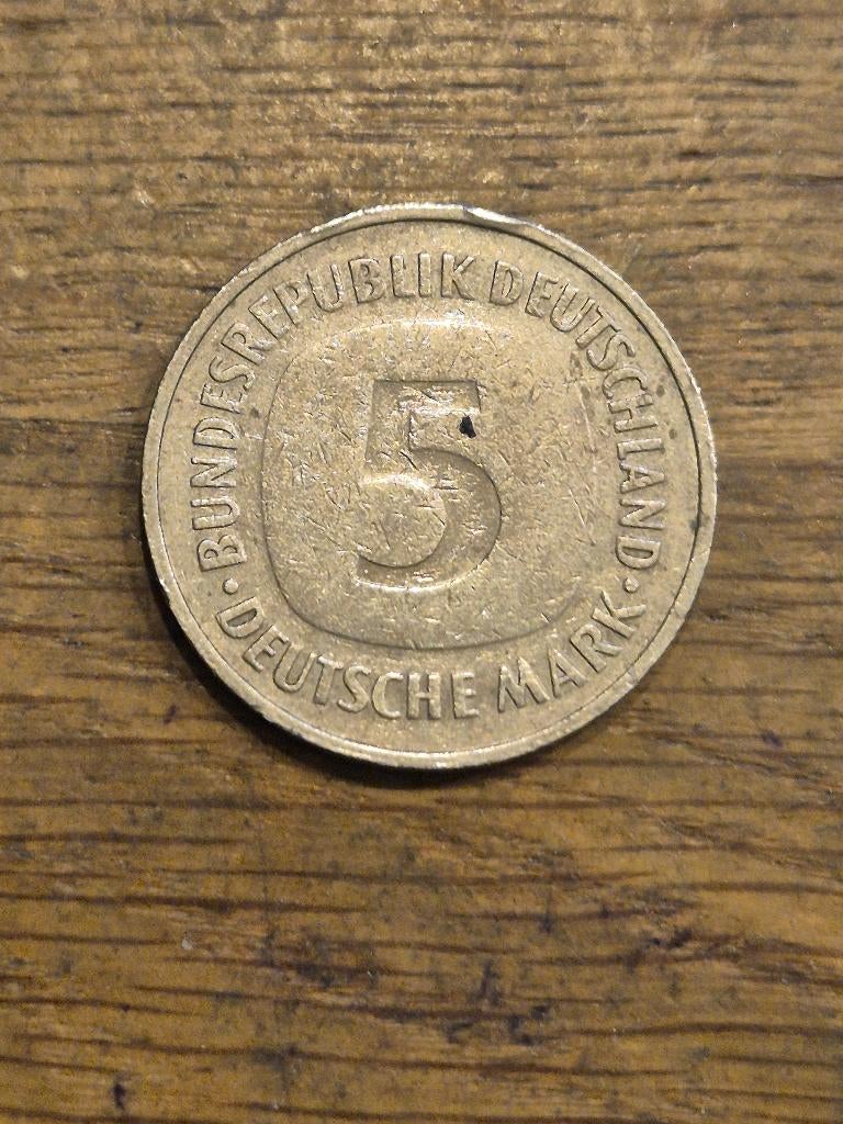 Duitsland - 5 Mark 1975 D, Postzegels en Munten, Munten | Europa | Niet-Euromunten, Verzenden, Duitsland, Losse munt
