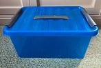 Sunware opbergbox blauw grijs 40x29x19cm, Ophalen of Verzenden, Zo goed als nieuw, Doos, Minder dan 35 cm
