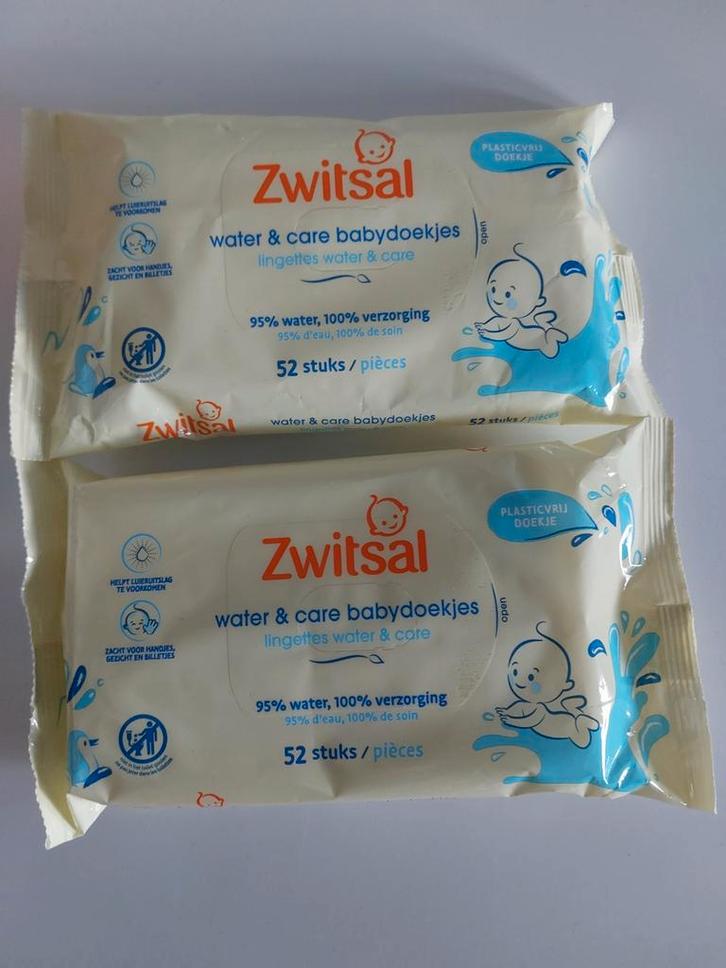 Zwitsal Water & Care Babydoekjes 2x voor 4 euro, Kinderen en Baby's, Badjes en Verzorging, Nieuw, Overige typen, Ophalen of Verzenden