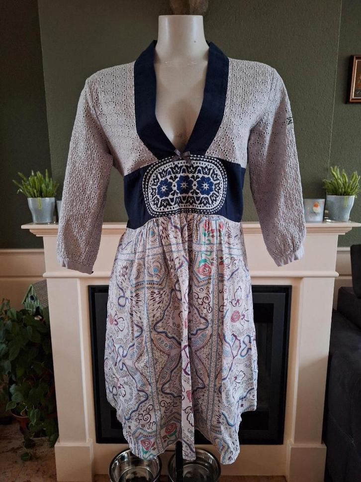 Odd Molly prachtige folklore jurk 2 M 38 40 Gratis Verzenden, Kleding | Dames, Jurken, Zo goed als nieuw, Maat 38/40 (M), Wit
