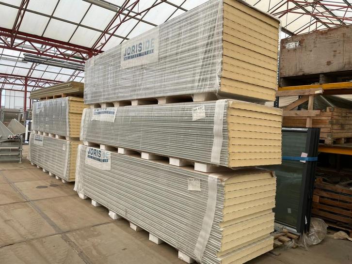 Nieuwe Sandwichpanelen 80mm | Grote partij, Doe-het-zelf en Verbouw, Platen en Panelen, Nieuw, Overige materialen, 50 tot 100 mm