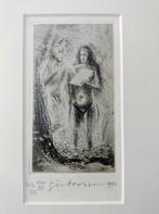 Ger Boosten, ingelijste ets, Antiek en Kunst, Kunst | Etsen en Gravures, Ophalen of Verzenden