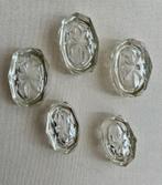 Kristal zout/peper bakjes, Antiek en Kunst, Antiek | Glas en Kristal, Verzenden
