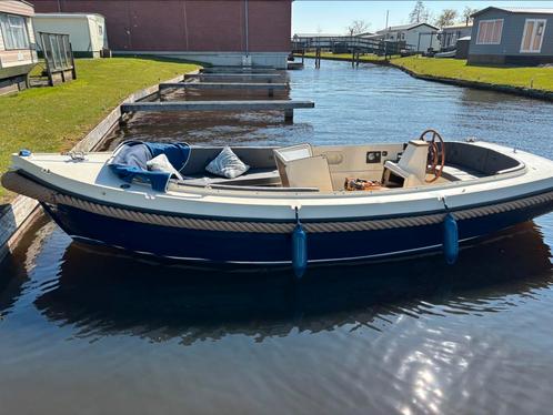 Interboad 19 vetus motor inc.Trailer met kenteken 1300 kg, Watersport en Boten, Sloepen, Zo goed als nieuw, 10 tot 30 pk, 3 tot 6 meter