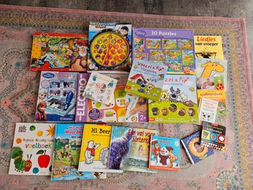Peuterpakket diverse puzzels, spellen en boekjes beschikbaar voor biedingen