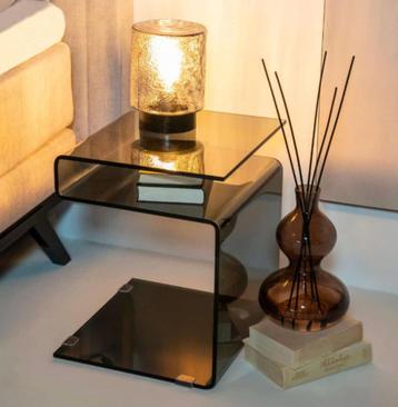 Coffee Table, By-Boo Bijzettafel Shadow Glas beschikbaar voor biedingen
