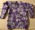 kindertruitje paars met bloem, Antiek en Kunst, Ophalen of Verzenden