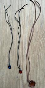 Swarovski 3 x steen aan touw, Ophalen of Verzenden, Gebruikt, Blauw, Overige materialen