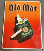 Emaille bord OLD MAC sigaretten, Ophalen of Verzenden, Gebruikt, Reclamebord