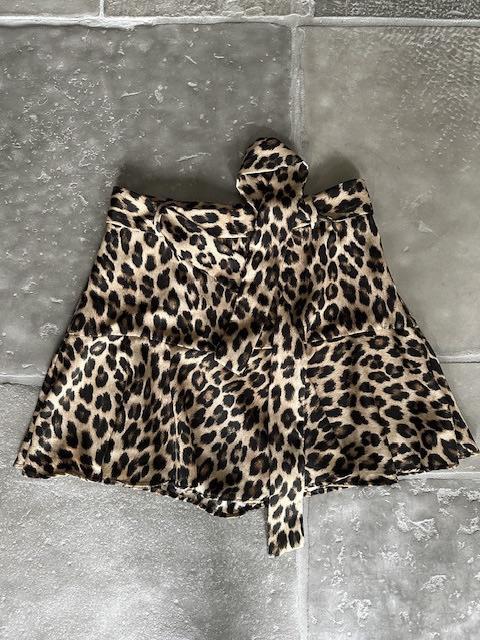 Zara panterprint skort broekrokje tijgerprint leopard Mt. S, Kleding | Dames, Rokken, Zo goed als nieuw, Maat 36 (S), Zwart, Boven de knie