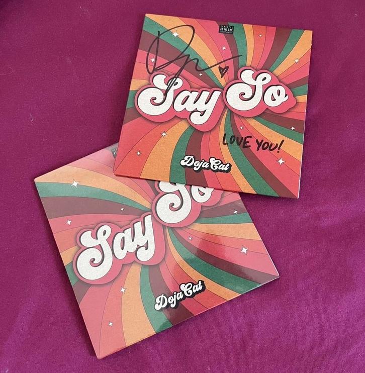 Doja Cat - Say So met gesigneerde CD cover feat. Nicki Minaj, Cd's en Dvd's, Cd's | Pop, Nieuw in verpakking, 2000 tot heden, Ophalen of Verzenden