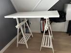 IKEA MITTBACK wit + LAGKAPTEN wit, Huis en Inrichting, Tafels | Statafels, Ophalen, Zo goed als nieuw