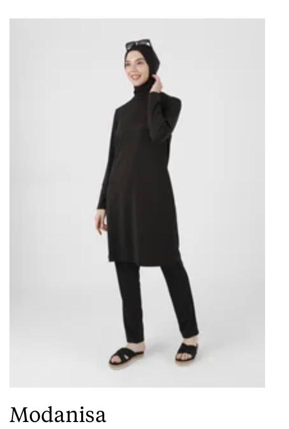 Zgan modanisa burkini compleet maat 44/46 zwart, Kleding | Dames, Badmode en Zwemkleding, Nieuw, Badpak, Zwart, Ophalen of Verzenden