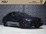 Alfa Romeo Giulia 2.0 T 280pk AWD Veloce ALL BLACK | Pano |, Auto's, Alfa Romeo, Zwart, Leder, Bedrijf, Vierwielaandrijving