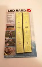 2x reflecterende LED bandjes. Veiligheidaband., Ophalen of Verzenden