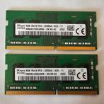 4x 4GB DDR4 RAM PC4-3200AA SODIMM geheugen, Gebruikt, DDR4, Ophalen of Verzenden, Laptop