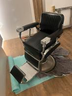 Zeldzame antieke Belmont barberstoel, Ophalen