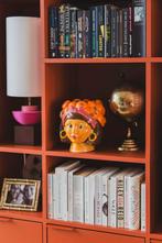 Mica Decorations vaas, Huis en Inrichting, Ophalen, Aardewerk of Porselein, Oranje, Zo goed als nieuw