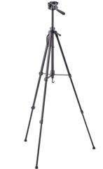 Mooi statief van 62cm - 160cm incl ingebouwde waterpas + tas, Ophalen of Verzenden, Zo goed als nieuw, 150 tot 175 cm, Driepoot