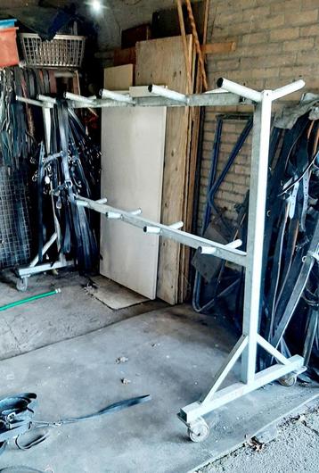 🔴ZGAN DEGELIJK VERRIJDBAAR GEGALVANISEERD TUIGENREK 125€ 🔴 beschikbaar voor biedingen