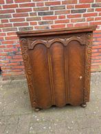 Vintage houten kastje of bijzettafel, Huis en Inrichting, Minder dan 25 cm, Gebruikt, Rechthoekig, Minder dan 50 cm