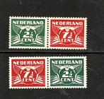 279 nvph 379 a-b vliegende duif ongebruikt zie scan., Postzegels en Munten, Postzegels | Nederland, Ophalen of Verzenden, Na 1940