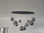 Hanglamp Smoke Glas - 10 Bollen, Huis en Inrichting, Lampen | Hanglampen, Ophalen of Verzenden, Zo goed als nieuw, Glas, 50 tot 75 cm
