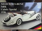 Mercedes-Benz 540 K cabrio Special 1936 1/8 Pocher, Auto, Groter dan 1:32, Zo goed als nieuw, Ophalen